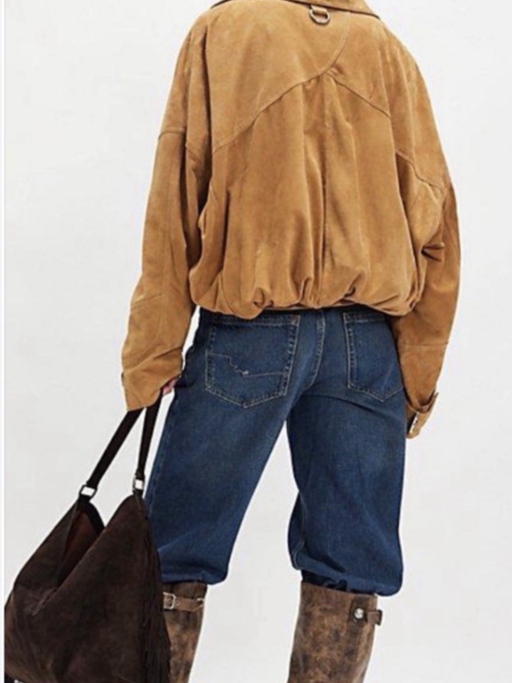 We The Free 'Sonny' Suede Pullover in Camel (NWT) - Picture 5 of 5